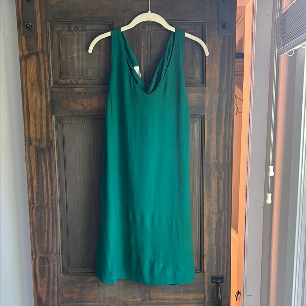 Loft Green Sleeveless dress